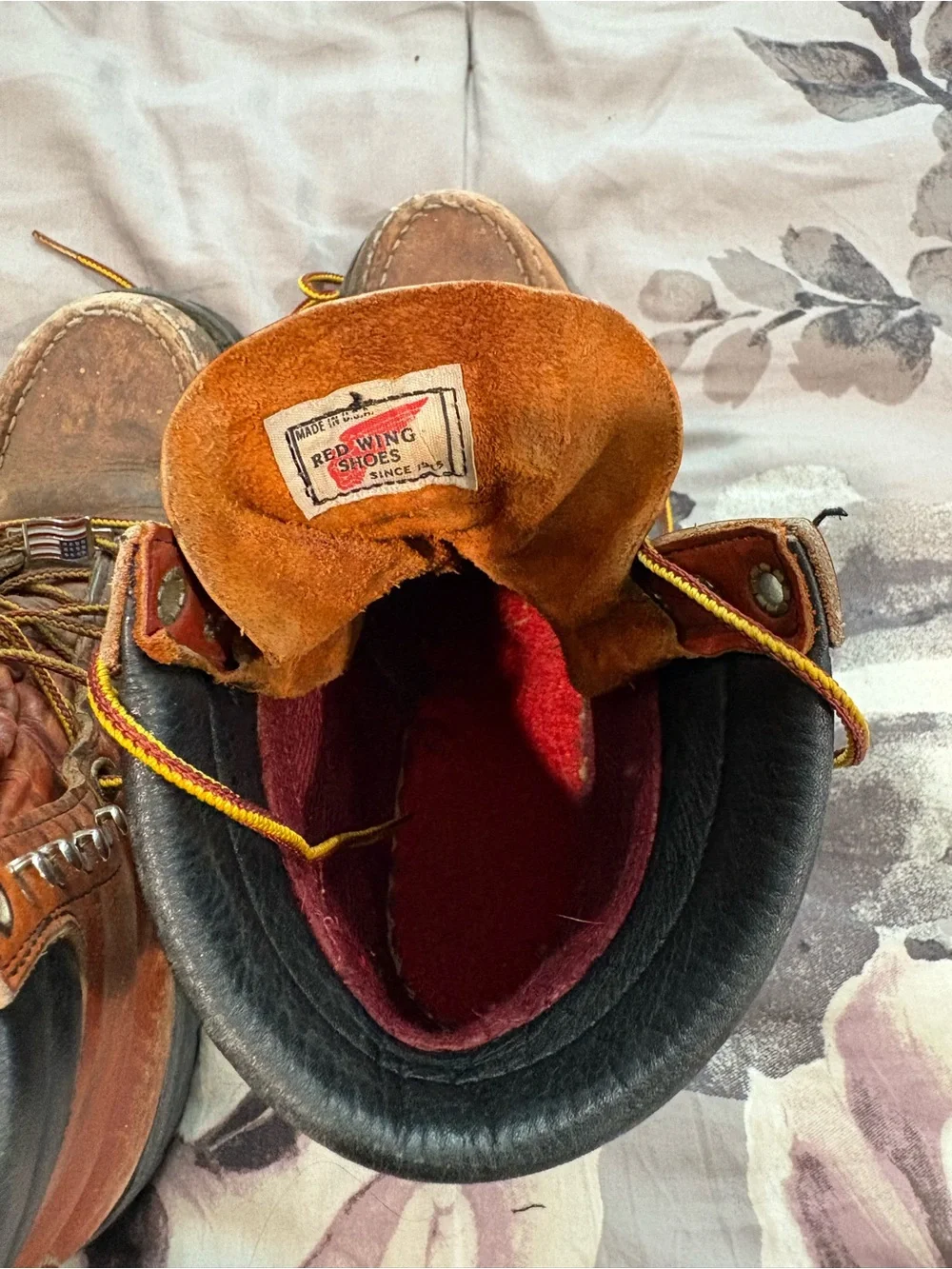 Red Wing Lightly Insulated Work Boots. 9 D Mens